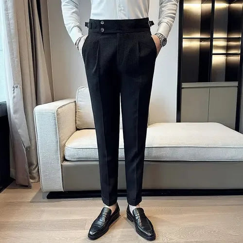BAGNAIA® Men´s High Waist Formal Pants