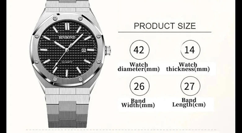 BINBONG® Sophisticated Modern Watch