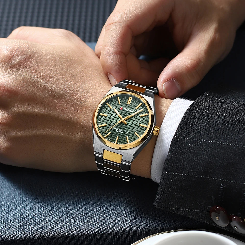 BARZINI® Luxury Stainless Steel Watch