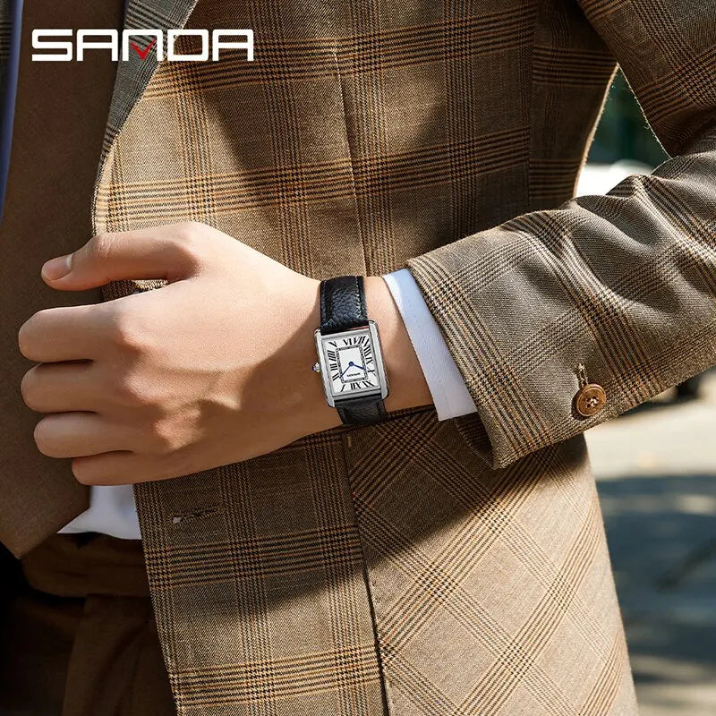 SANDRA® Leather Couple Watch