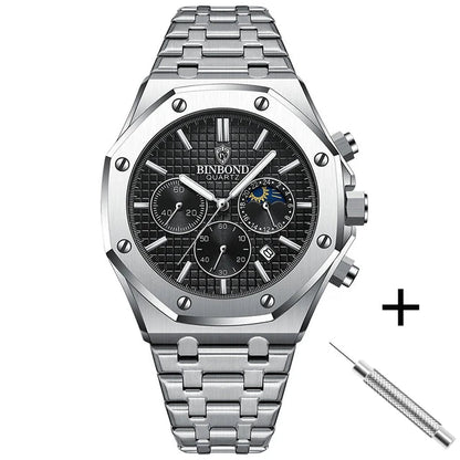 BINBOND® Luxury Luminous Stainless Steel Watch