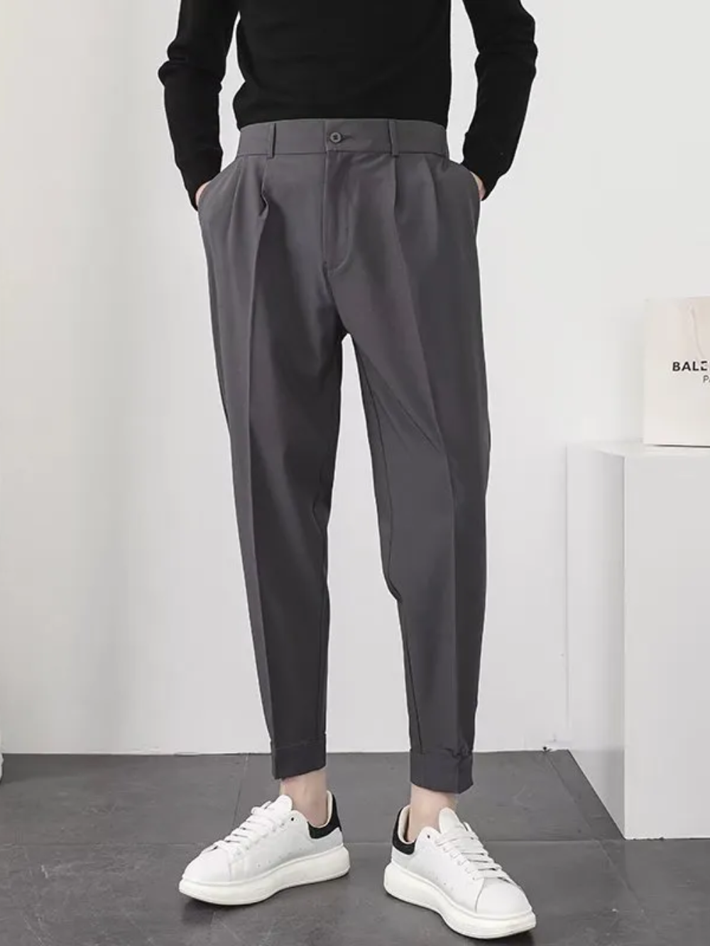 PEIXEIRA® Men Casual Pants With Elastic Waist