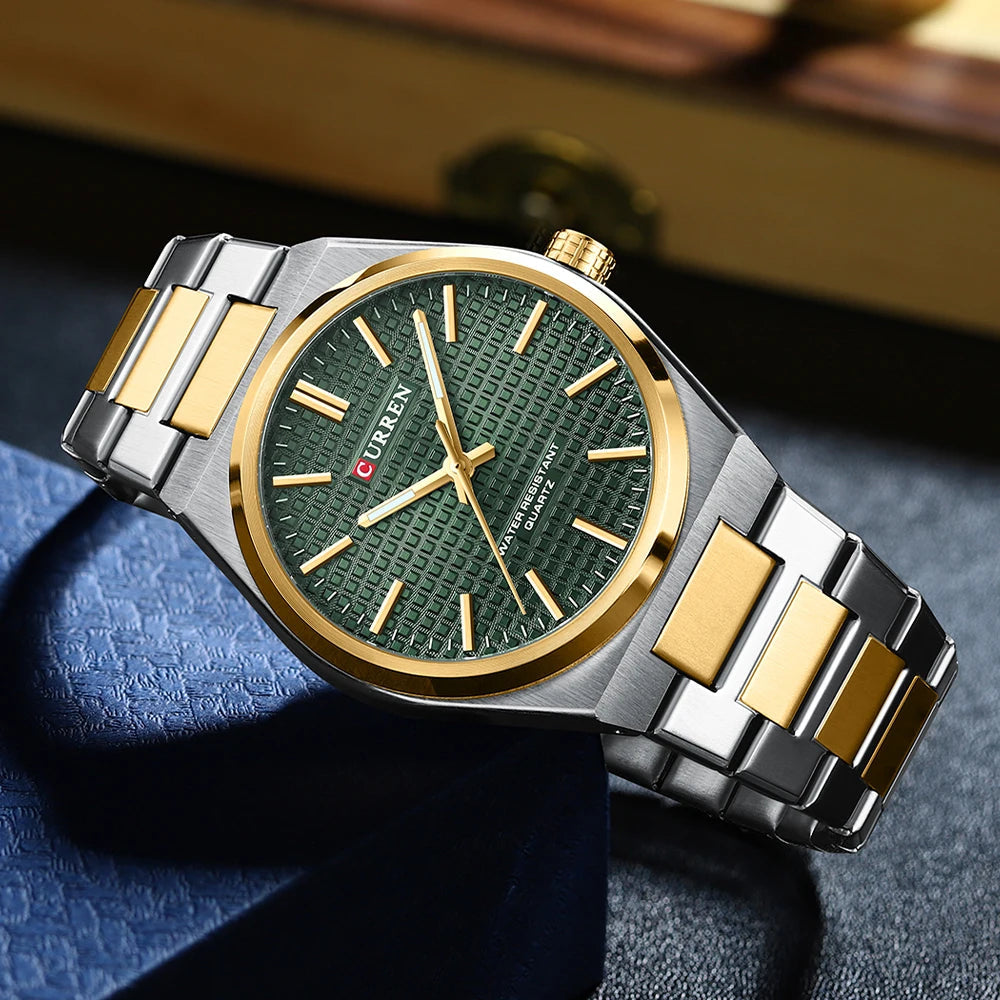 BARZINI® Luxury Stainless Steel  Watch