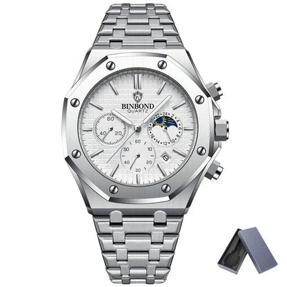BINBOND® Luxury Luminous Stainless Steel Watch