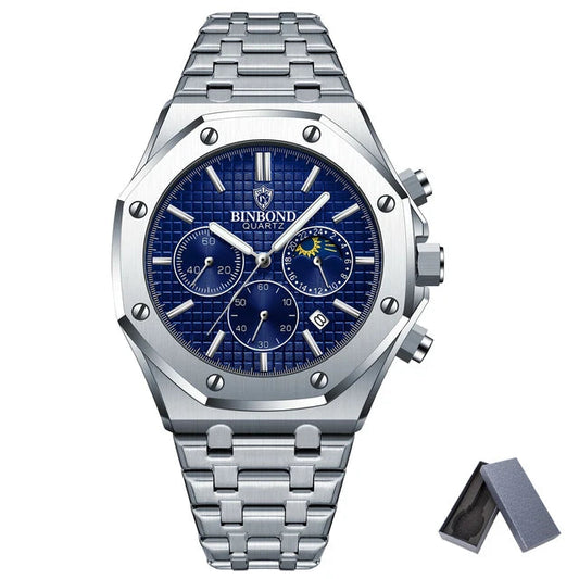 BINBOND® Luxury Luminous Stainless Steel Watch